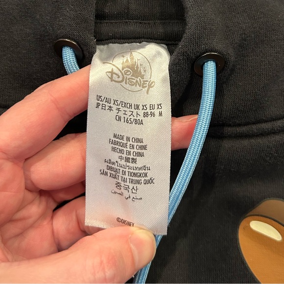 2024 Disney Parks Disney Eats Mickey Snacks Dole Whip Churro Black Hoodie XS - Picture 7 of 11